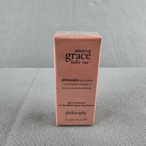 Philosophy Amazing Grace Ballet Rose Eau De Toilette Perfume 0.5oz 15ml New